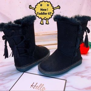 Toddler Little Girl Cute Bow Tie Boot bootie 6T